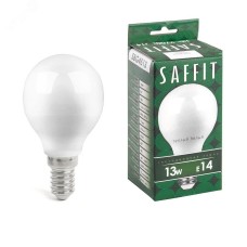 Лампа светодиодная, 13W 230V E14 2700K G45, SBG4513