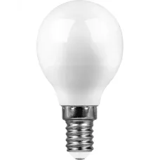 Лампа светодиодная, 13W 230V E14 6400K G45, SBG4513
