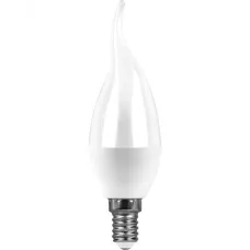 Лампа светодиодная, 13W 230V E14 4000K на ветру C37T, SBC3713
