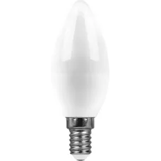 Лампа светодиодная, 9W 230V E14 6400K C37, SBC3709