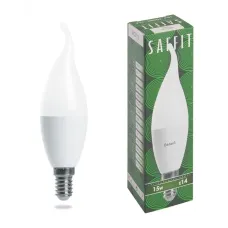 Лампа светодиодная, 15W 230V E14 4000K на ветру C37T, SBC3715