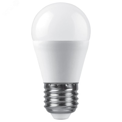 Лампа светодиодная, 20W 230V E27 4000K G45, SBG4520