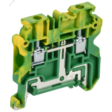 ARMAFIX Колодка клеммная CY4 PE винтовая 4мм2 проходная заземляющая Ex IEK