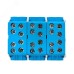 Клемма распределительная КСР с двойным винтом 2x35/2x25 синяя PROxima