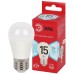 Лампа светодиодная ЭРА RED LINE LED P45-15W-840-E27 R 15Вт шар нейтральный белый свет E27
