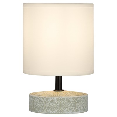 Настольная лампа Rivoli Eleanor 7070-501 1 * Е14 40 Вт керамика бежевая, белая