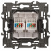 14-3108-04 ЭРА Розетка 2хRJ45, IP20, шампань (10/100/1200)