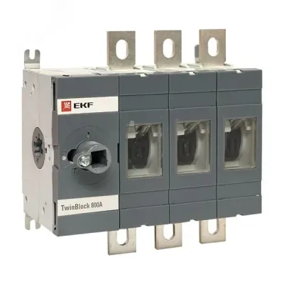Рубильник 800A 3P без рукоятки управления Twin block