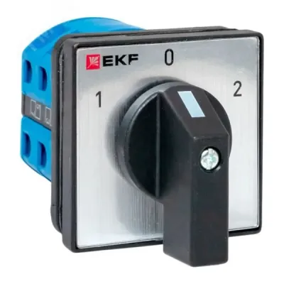 Переключатель кулачковый ПК-1-42 25А 2P 1-0-2 IP65 EKF