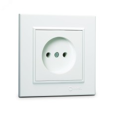 Розетка без заземления 16А (керамика) KAREA белый