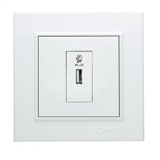 Розетка для зарядного устройства (USB) KAREA белый