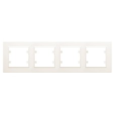 Рамка четырехпостовая KAREA горизонтальная бежевый