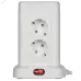 DOMINIC Удлинитель У08K 8 мест 2P+PE 1,5м 3х1,0мм2 16А/250В USB A+C 20Вт белый IEK