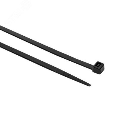 Хомут P6.6 стандартный (ч), 3.6x150 (100шт) FlexLock