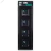 SKANDY Рамка 4-местная SK-F34Bl металл черный IEK