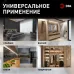 Линейный светодиодный светильник ЭРА LLED-01-08W-4000-B 8Вт 4000K L574мм с выключателем черный