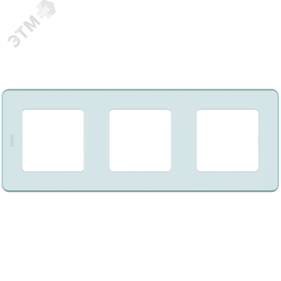 Рамка 3-местная мятный INSPIRIA