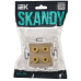 SKANDY Аудиорозетка 4-местная SK-A01Sa песочный IEK