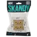 SKANDY Аудиорозетка 4-местная SK-A01Sa песочный IEK