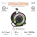 Удлинитель силовой ЭРА RMx-4es-3x1.5-30m-IP44 на металлической катушке c заземлением 4 розетки 30м ПВС 3х1.5мм2
