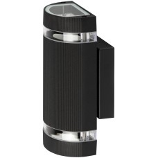 Светильник уличный настенный Адрия GBW-102-BL-0230 230В 2хGU10 max 30Вт IP54 230х100x90мм вверх/вниз