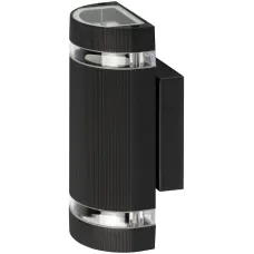 Светильник уличный настенный Адрия GBW-102-BL-0230 230В 2хGU10 max 30Вт IP54 230х100x90мм вверх/вниз