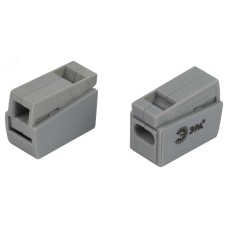 Клемма ЭРА NO-225-411 быстрозажимная 221-112 для светильников 2 полюса 0.5-2.5мм2 (упаковка 50 шт.)