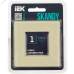 SKANDY Рамка 1-местная SK-F21B стекло беж. IEK