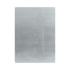 Монтажная панель для цельного навесного шкафа из  фибергласа, металл, 800х600 мм