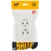BRITE Розетка 2-местная без заземления с защитными шторками 10А в сборе РСш12-2-БрБ белый IEK