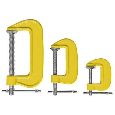 "Струбцины тип ""G"", набор 3 шт. 1"", 2"", 3"""