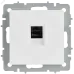 BRITE Розетка компьютерная RJ45 кат.5E РК10-БрАБ арктический белый IEK
