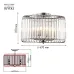 Люстра  Rivoli Wibke 1035-305 5 х Е14 40 Вт хрусталь классика