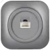 GLORY Розетка для открытой установки компьютерная RJ45 кат.5E РК10-ХСм сталь матовый IEK