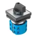 Переключатель кулачковый ПК-1-52 25А 2P 1-2 IP65 EKF