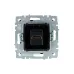 BRITE Розетка HDMI РHDMI-0-БрЧ черный