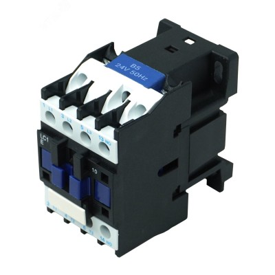 Контактор электромагнитный LC1E1210B5, 3Р, 12А, 1НО, 24В/50Гц,   (ЭТ)