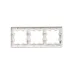 BRITE Рамка 3 поста РУ-3-2-Бр стекло розовый матовый IEK