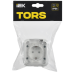 TORS Розетка 1-местная заземляющим контактом и крышкой 16А IP55 TS320 белый IEK