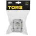 TORS Розетка 1-местная заземляющим контактом и крышкой 16А IP55 TS320 белый IEK