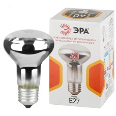Лампа накаливания 40Вт 230В рефлектор цветная коробка E27 R63-40-E27-230