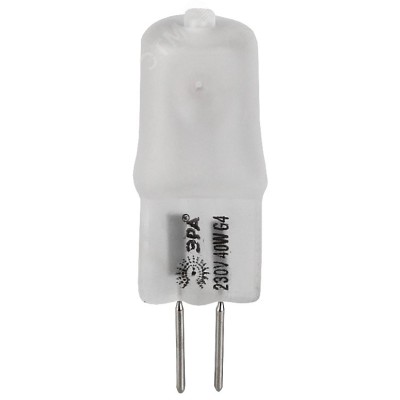 Лампочка галогенная ЭРА G4-JCD-40W-230V-FR G4 40Вт капсула матовая теплый белый свет