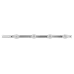 Трековый светильник однофазный ЭРА TR70-SET4-GU10-WH набор 4 шт под лампу GU10 шинопровод 80 см белый
