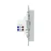 Механизм розетки HDMI+RJ45 (cat5), алюминий Эпика EKF