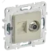 SKANDY Розетка двойная TV+RJ45 кат.5E SK-A14B бежевый IEK