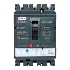 Автоматический выключатель ВА-99C 100/80А 3P 36кА EKF