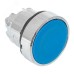 Исполнительный механизм кнопки XB4 синий плоский возвратный без фиксации, без подсветки IP65