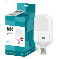 Лампа LED HP 50Вт 230В 4000К E27 IEK