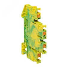 Клемма заземления двухуровневая Push-in 2.5 мм2 4 вывода EKF