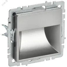 BRITE Подсветка LED встраиваемая ПЛ20-БрС сталь